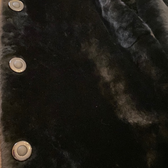 Woman’s long heavy sheepskin fur coat Sz 16,18 - Picture 12 of 16